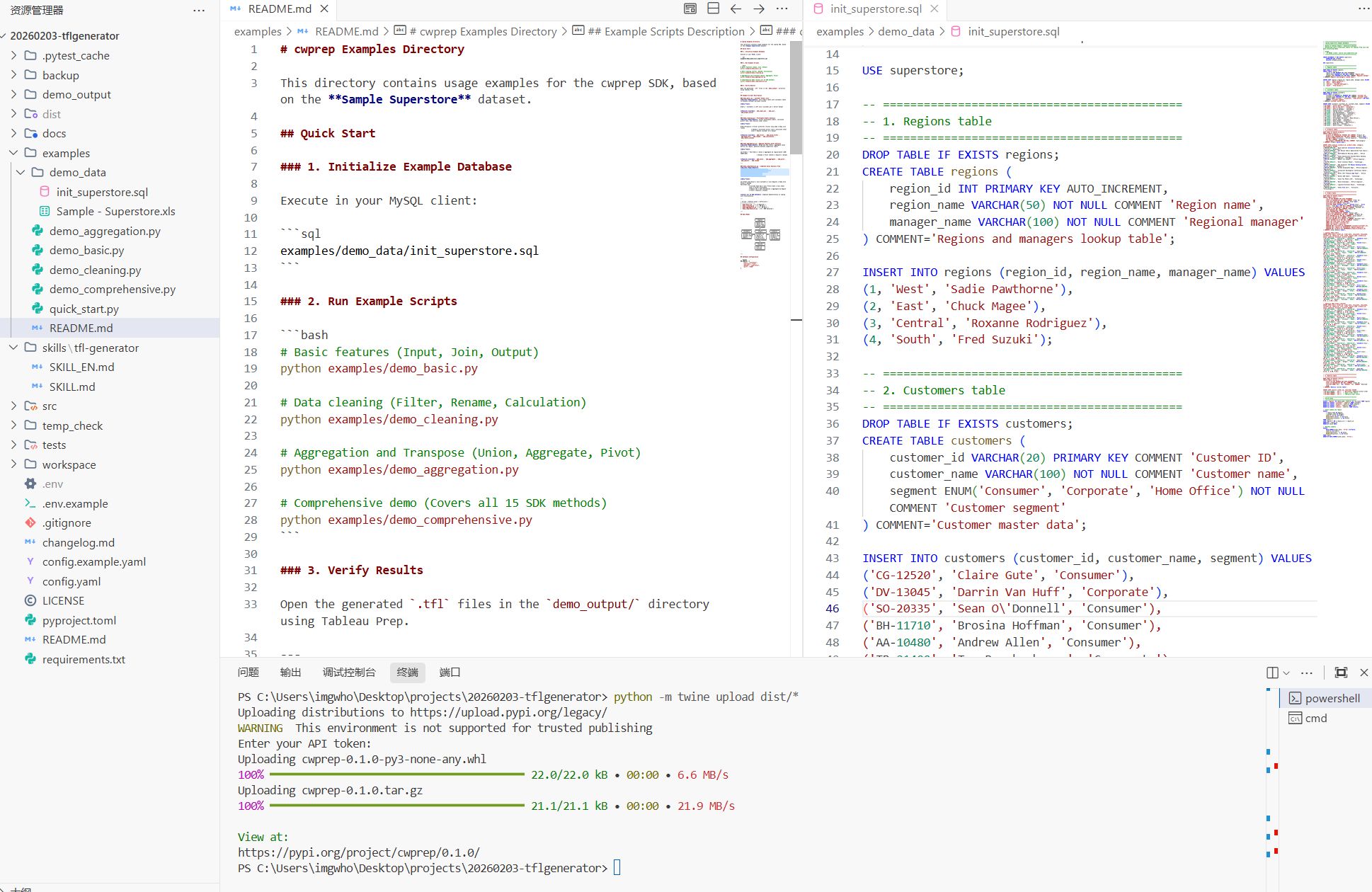 cwprep: Generate Tableau Prep data flows from code